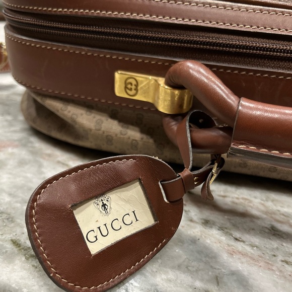 Gucci Authentic Interlocking G Logo Supreme Suitcase/Shoulder Bag - Picture 11 of 16